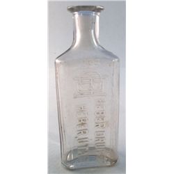 HEBER DRUG CO./HEBER, UTAH./ insignia embossed on left/20z-4 1/2"
