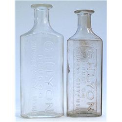 Matching set-G.H. LYON/DRUG CO./MURRAY CITY, UTAH-Approx. 5 1/2" in height x 1" in width