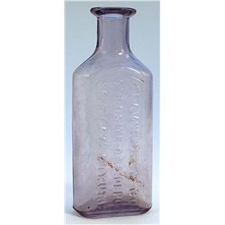 LEAVER DRUG CO./OPPOSITE O.S.L. DEPOT/SALT LAKE CITY, UTAH.-light lavender, 5"
