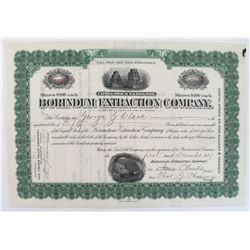 Borindum Extraction Company Stock