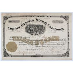 Copper Emperor Mining Company Arizona Stock