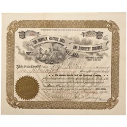 Gardner Electric Drill and Machinery Company Stock Certificate