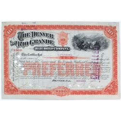 The Denver and Rio Grande Railroad Company Stock