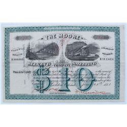 The Moore Mining and Smelting Company Stock Certificate