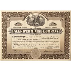 Fall River Mining Company Stock Certificate