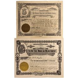 Pueblo County Stock Certificate Group