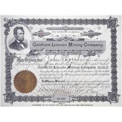 Goldfield-Lincoln Mining Company #718 issued to John Thornburgh
