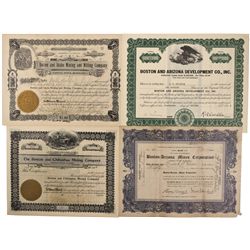 Boston-Backed Western Mining Company Stock Certificate