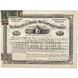 Boise Basin Mining and Development Company Stock Certificate