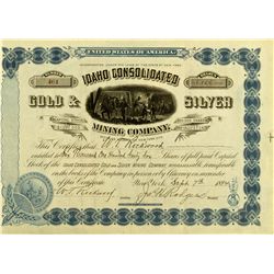 Idaho Consolidated Gold & Silver Mining Company Stock