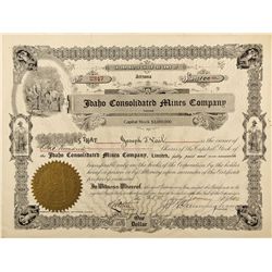Idaho Consolidated Mines Company Stock
