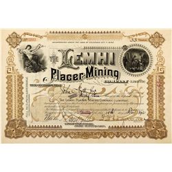 The Lemhi Placer-Mining Company Limited Stock
