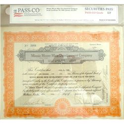 Minnie Moore Mine Development Company. Pass-Co grade Fine