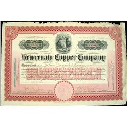 Keweenaw Copper Company # 2706 for 100 shares