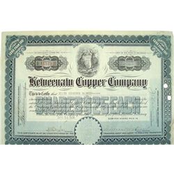 Keweenaw Copper Company # A13442 for 25 shares