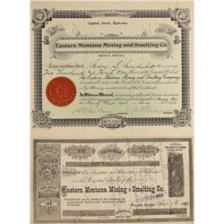 Bozeman, Montana Stock Certificates