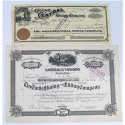 Tintic Mining District Stock Certificates