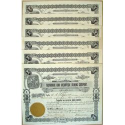 Tamarack and Chesapeak Mining Company. 8 pieces, all issued