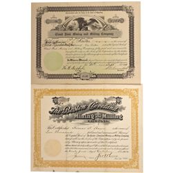 Wyoming Mining Stock Certificate