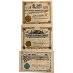 Wyoming Gold Mining Stock Certificate