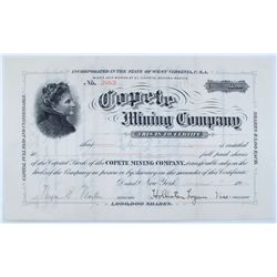 Copete Mining Company Stock