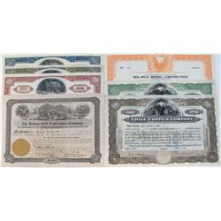 South American Mining Stock Certificates