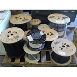 Pallet of Spools of Wire