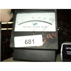 Hastings Vacuum Gauge