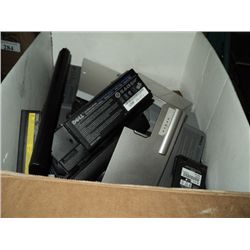 Box of Assorted Laptop Batteries
