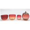 Image 1 : LOT OF FOUR AMBERINA ITEMS