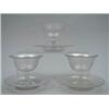 Image 1 : 3 STEUBEN VERRE DE SOIRE SHERBETS