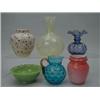 Image 1 : LOT OF SIX VICTORIAN GLASS ITEMS