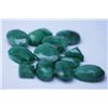 Image 1 : 114.30 CTW AFRICAN EMERALD MIX SHAPES LOOSE STONES (12)