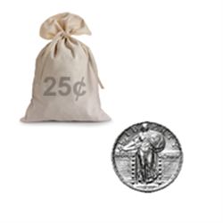 90% Silver Standing Liberty Quarters 100 pcs.