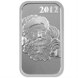 Christmas 2012 Silver Bar X-1 Santa