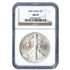 Certified Uncirculated Silver Eagle 2009 MS69