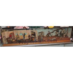 1960's KNOTT'S BERRY FARM CALICO GHOST TOWN PARK ORIGINAL MINIATURE CONCEPT MODEL WESTERN DIORAMA