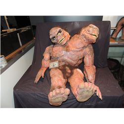 2 HEADED ALIEN TROLL DEMON MONSTER CREATURE SUIT JOHN BUECHLER F/X SHOP LIQUIDATION