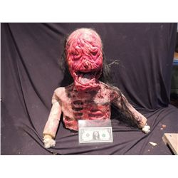 GINGER DEAD MAN 3 SATURDAY NIGHT CLEAVER SCREEN USED BURNED & MELTED FEAMALE CORPSE BUST