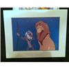 Image 1 : THE LION KING SIMBA RAFIKI LITOGRAPH WITH FRAME DISNEY STORE
