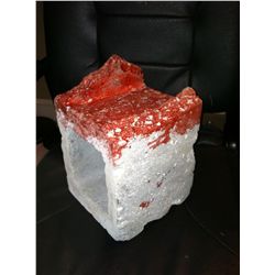 30 DAYS OF NIGHT DARK DAYS SCREEN WORN & MATCHED HERO BLOODY CONCRETE BLOCK