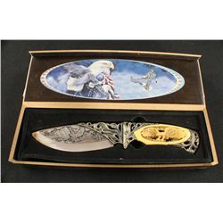 Eagle Bowie 8 1/2" Fixed Blade Knife- Faux Ivory