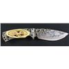 Image 6 : Eagle Bowie 8 1/2" Fixed Blade Knife- Faux Ivory