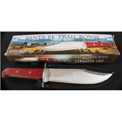 Santa Fe Trail 14" Fixed Blade Bowie W/ Stainless