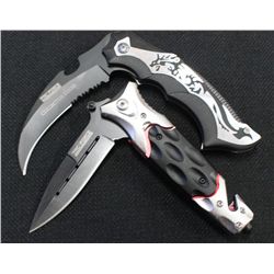 Lot Of 2-Tac Force Spring Assisted Knives-