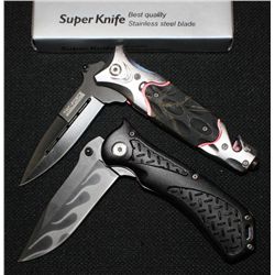 Lot Of 2-Tac Force Spring Assisted Knives-