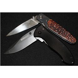 Lot Of 2- Tac Force Tactical Spring Assisted Black