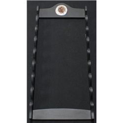 Black Sword Display Rack W/ Medallion Design Disc