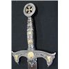 Image 2 : Ornate Stainless Sword With Wood Display Plaque