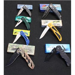 Lot Of 7 - Stainless Bladed Pocketknives
